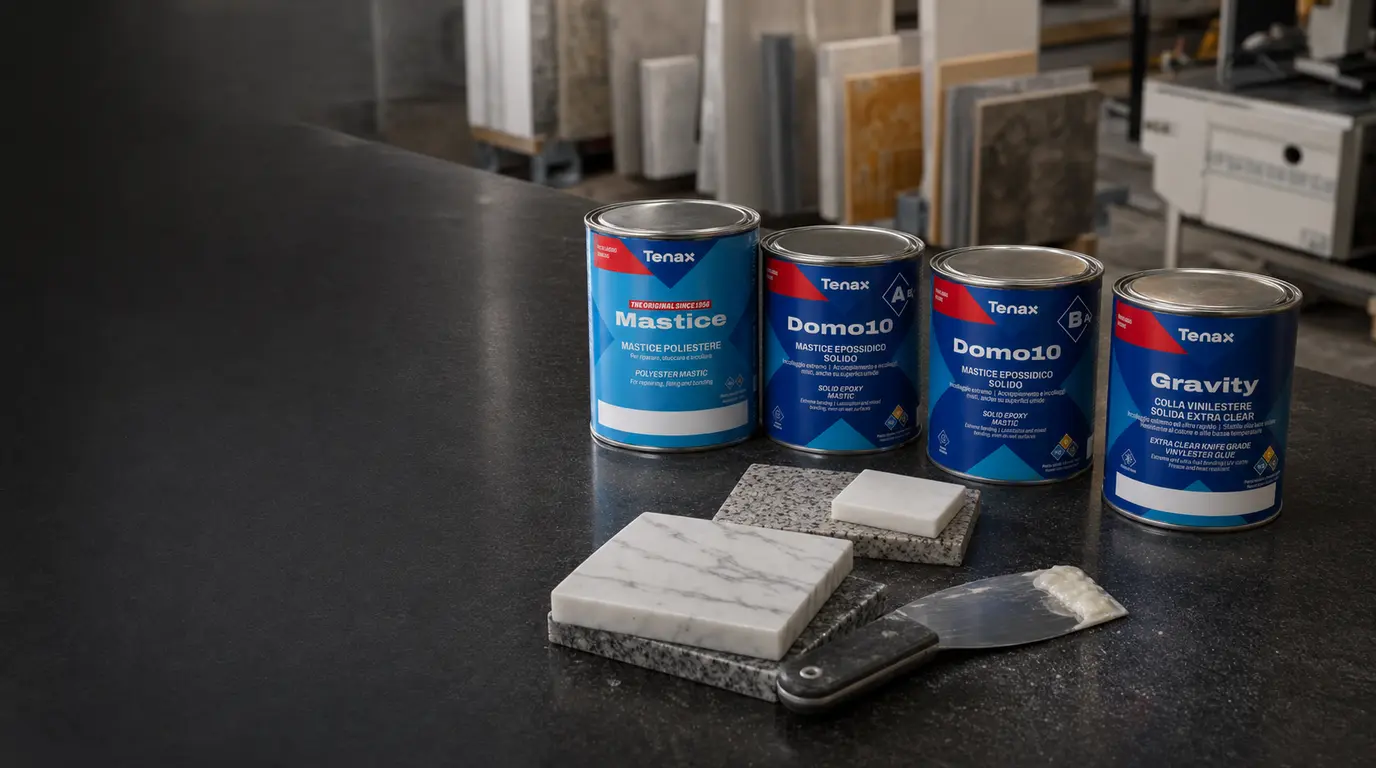 Epoxidic sau poliesteric? Cum alegi masticul potrivit pentru piatră naturală